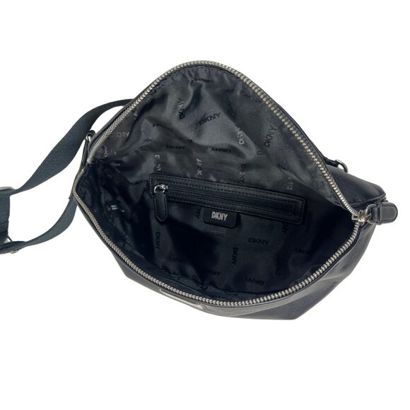 DKNY Astrid Sling Bag Crossbody Black Vegan Leather – Pre-Loved Good - Picture 6 of 7